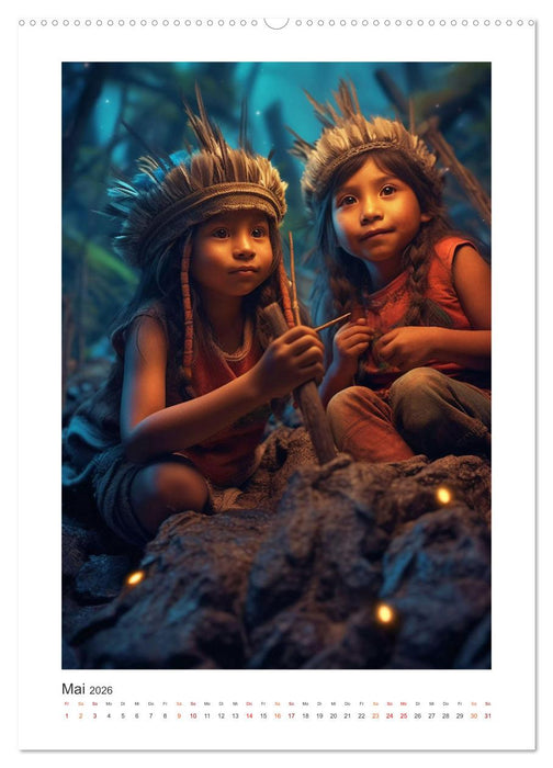 Legenden der Maya (CALVENDO Premium Wandkalender 2026)