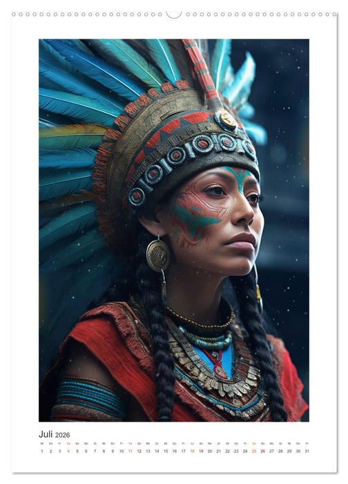 Legenden der Maya (CALVENDO Premium Wandkalender 2026)
