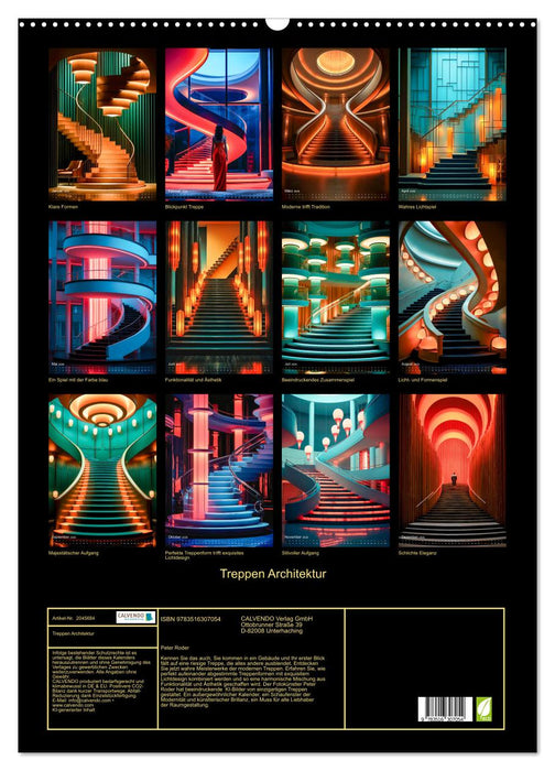Treppen Architektur (CALVENDO Wandkalender 2026)