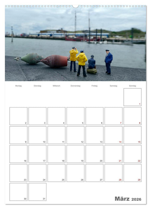 Wangerooge - Glücksort für Groß und Klein (CALVENDO Wandkalender 2026)