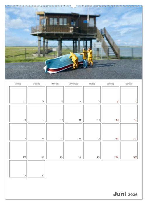 Wangerooge - Glücksort für Groß und Klein (CALVENDO Wandkalender 2026)