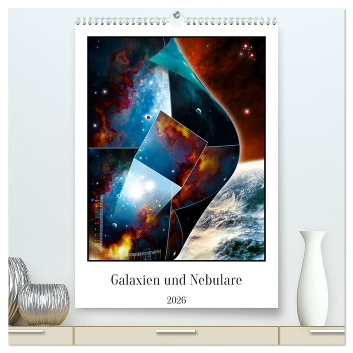 Galaxien und Nebulare (CALVENDO Premium Wandkalender 2026)