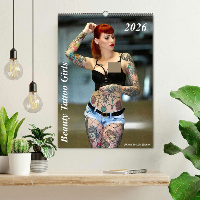 Beauty Tattoo Girls 2026 (CALVENDO Wandkalender 2026)