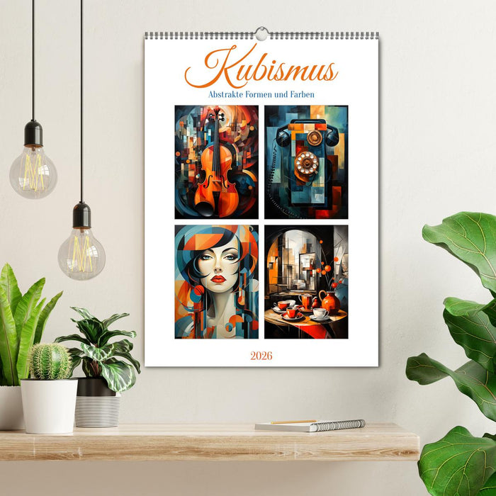 Kubismus - Abstrakte Formen und Farben (CALVENDO Wandkalender 2026)
