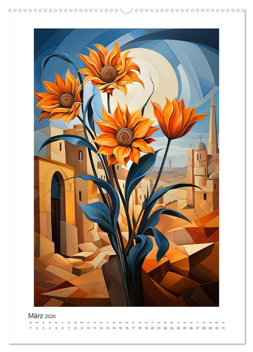 Kubismus - Abstrakte Formen und Farben (CALVENDO Wandkalender 2026)