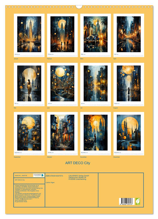 ART DECO City (CALVENDO Wandkalender 2026)
