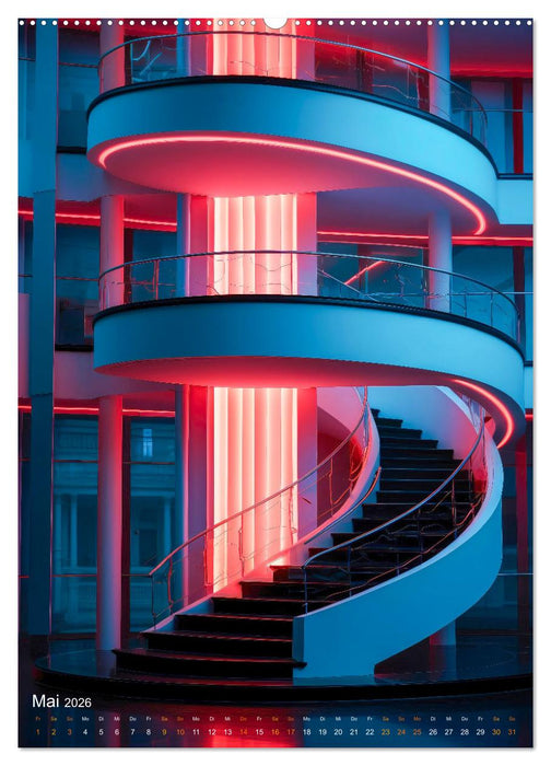 Treppen Architektur (CALVENDO Premium Wandkalender 2026)