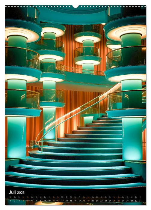 Treppen Architektur (CALVENDO Premium Wandkalender 2026)