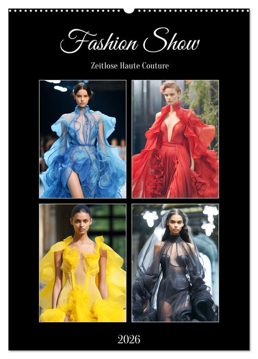Fashion Show. Zeitlose Haute Coutour (CALVENDO Wandkalender 2026)