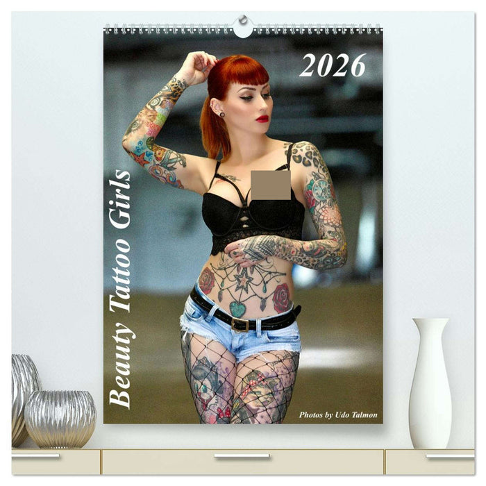 Beauty Tattoo Girls 2026 (CALVENDO Premium Wandkalender 2026)