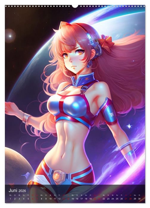 Bilder im Mangastil (CALVENDO Wandkalender 2026)