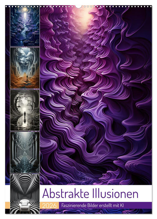 Abstrakte Illusionen (CALVENDO Wandkalender 2026)