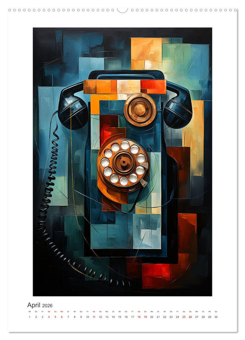 Kubismus - Abstrakte Formen und Farben (CALVENDO Premium Wandkalender 2026)