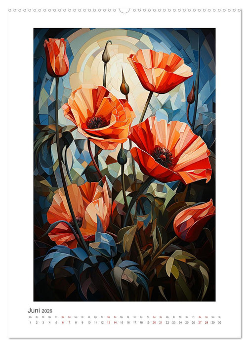 Kubismus - Abstrakte Formen und Farben (CALVENDO Premium Wandkalender 2026)