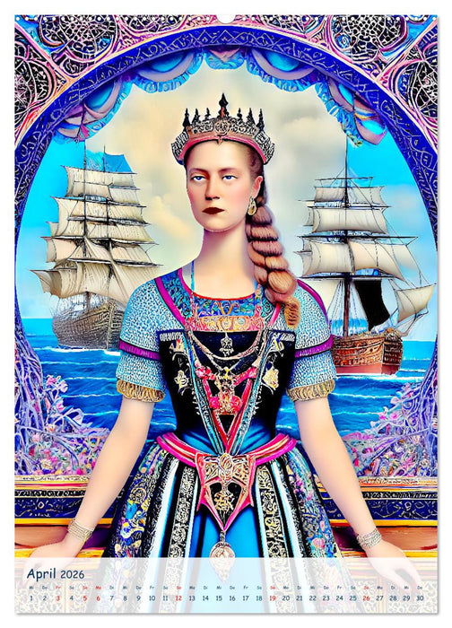 Heldinnen der Literatur (CALVENDO Wandkalender 2026)