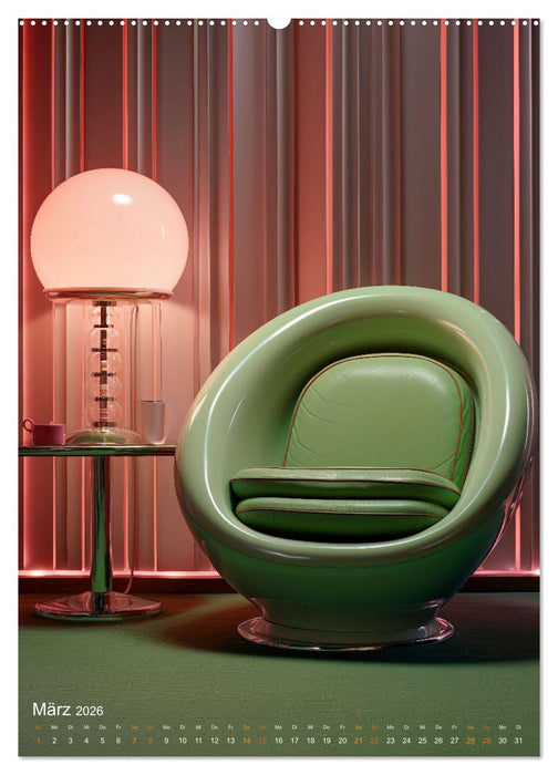 Sitzmöbel Wohlfühloasen (CALVENDO Premium Wandkalender 2026)