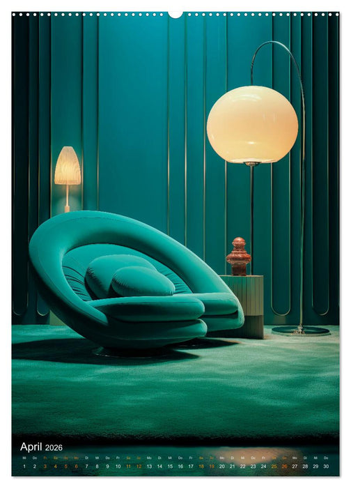 Sitzmöbel Wohlfühloasen (CALVENDO Premium Wandkalender 2026)