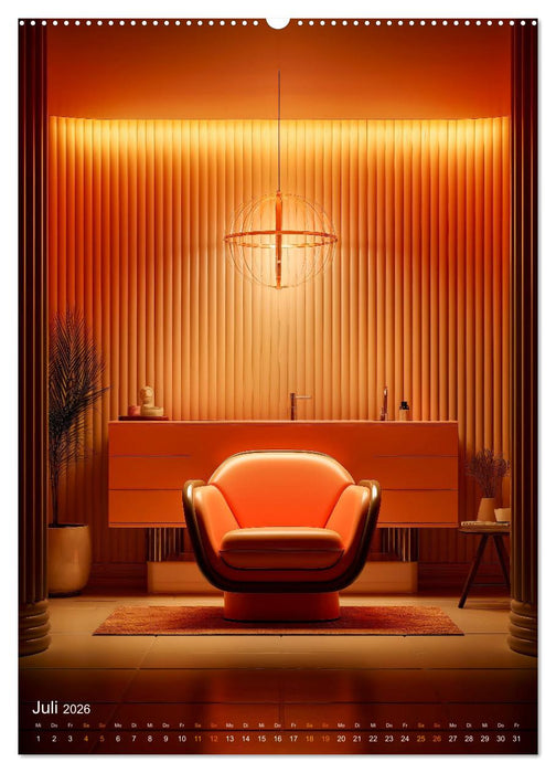 Sitzmöbel Wohlfühloasen (CALVENDO Premium Wandkalender 2026)