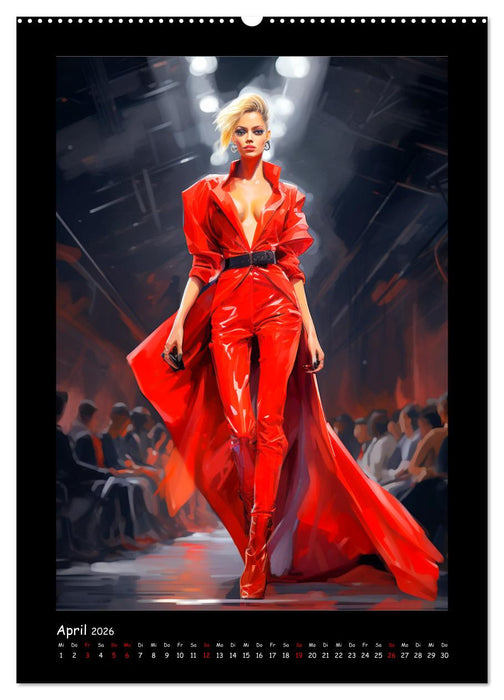 Cat Walk. Paintings (CALVENDO Premium Wandkalender 2026)