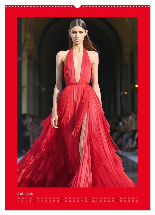 Fashion Show. Zeitlose Haute Coutour (CALVENDO Premium Wandkalender 2026)