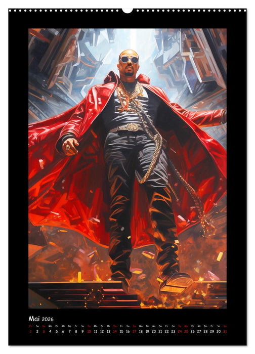 Galaktische Welten. Starke Space Opera-Illustrationen (CALVENDO Wandkalender 2026)