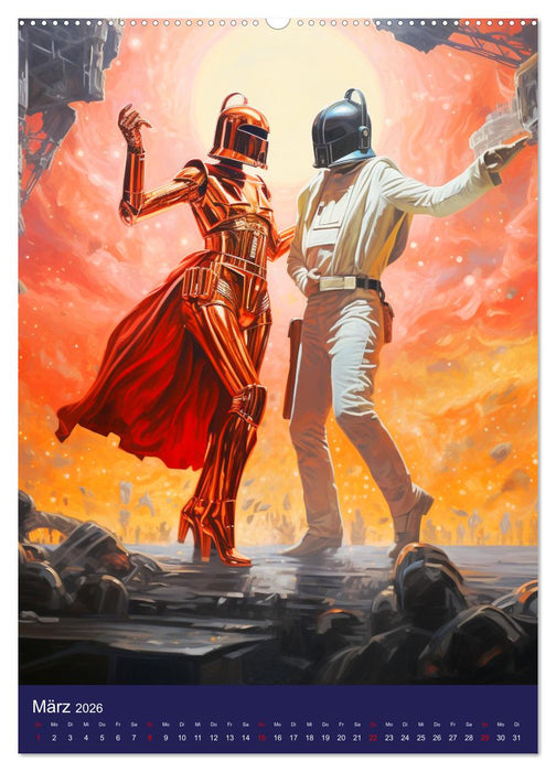 Our future in space. Pulsierendes Leben auf neuen Planeten (CALVENDO Wandkalender 2026)