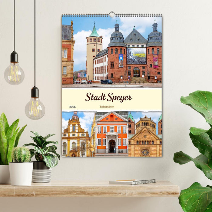 Stadt Speyer - Reiseplaner (CALVENDO Wandkalender 2026)