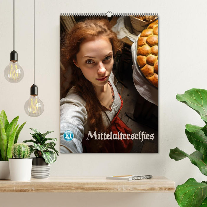 Mittelalterselfies (CALVENDO Wandkalender 2026)