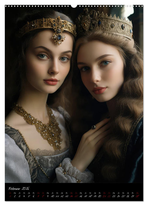 Mittelalterselfies (CALVENDO Wandkalender 2026)