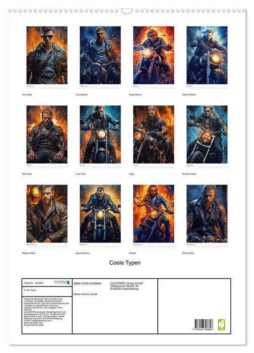 Coole Typen (CALVENDO Wandkalender 2026)