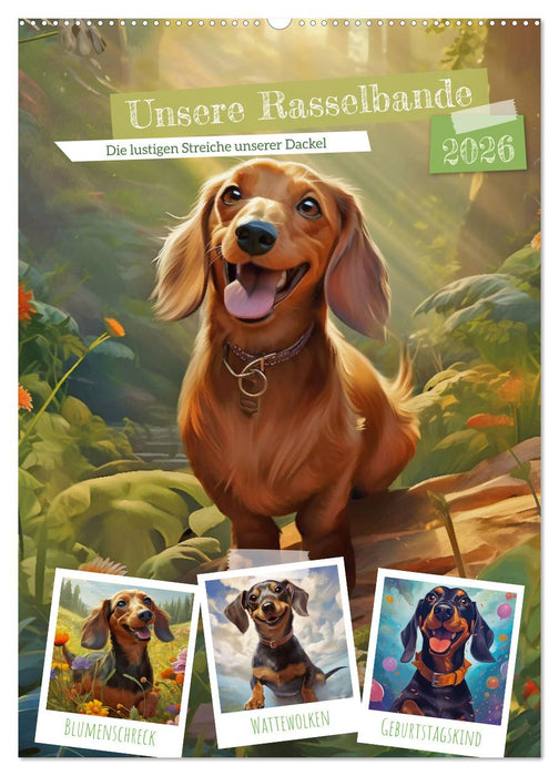 Unsere Rasselbande (CALVENDO Wandkalender 2026)