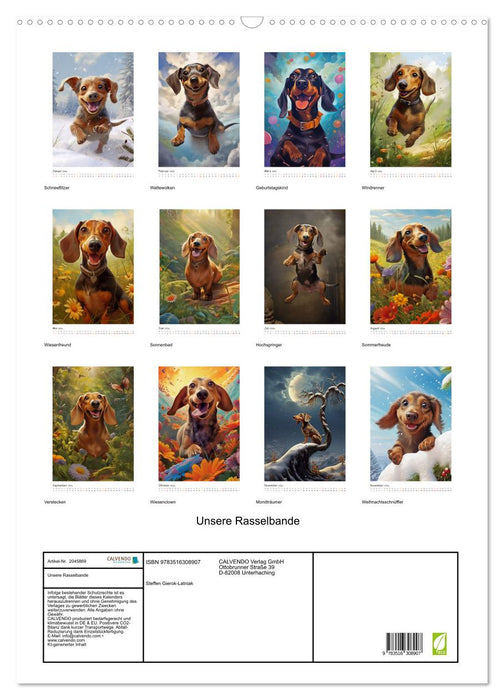 Unsere Rasselbande (CALVENDO Wandkalender 2026)