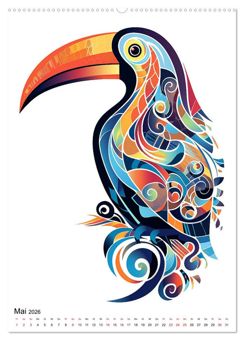 Trag ein Tier mit dir (CALVENDO Premium Wandkalender 2026)