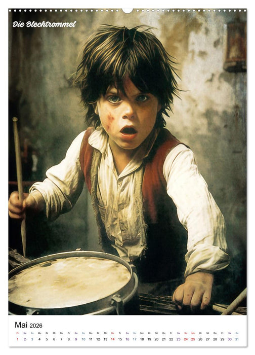 Weltliteratur visualisiert (CALVENDO Wandkalender 2026)