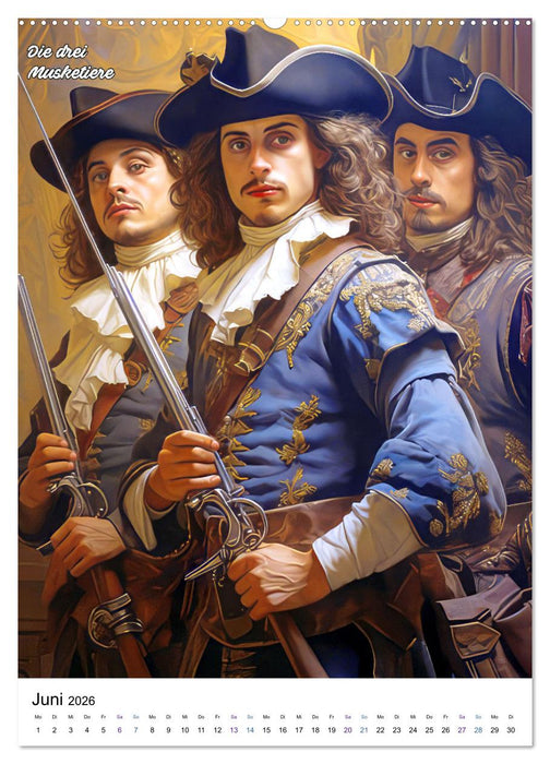 Weltliteratur visualisiert (CALVENDO Wandkalender 2026)