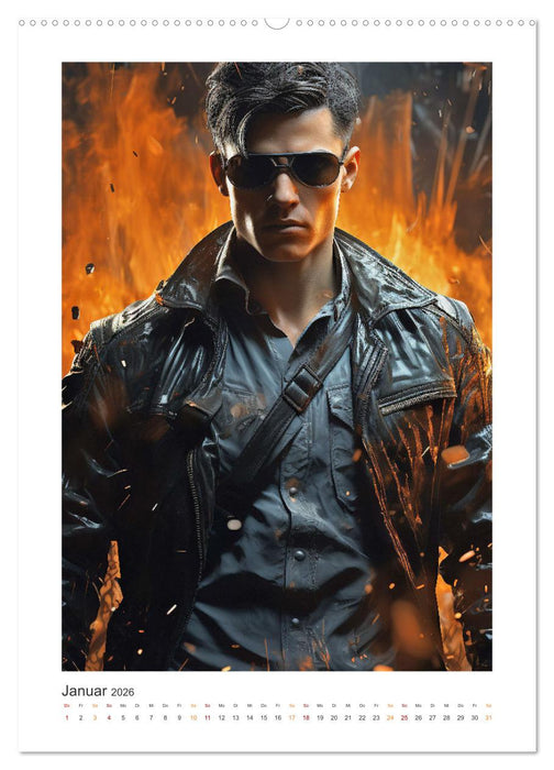 Coole Typen (CALVENDO Premium Wandkalender 2026)