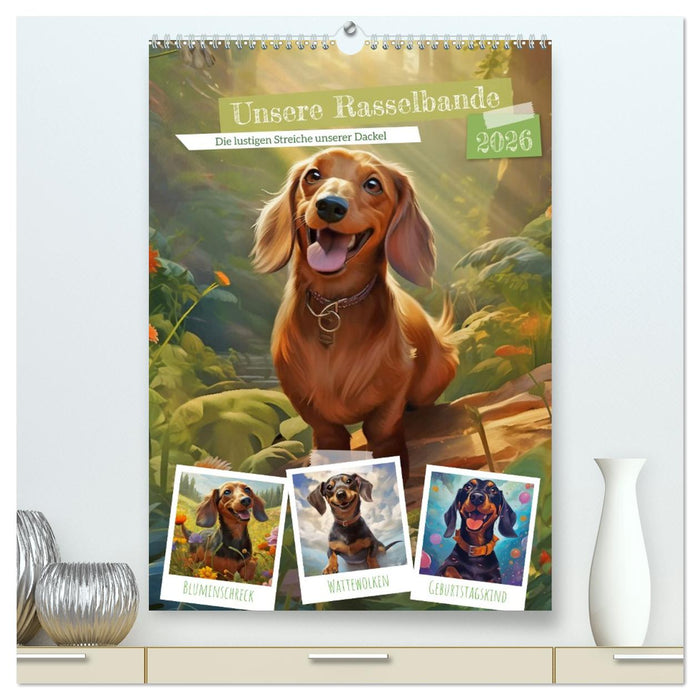 Unsere Rasselbande (CALVENDO Premium Wandkalender 2026)