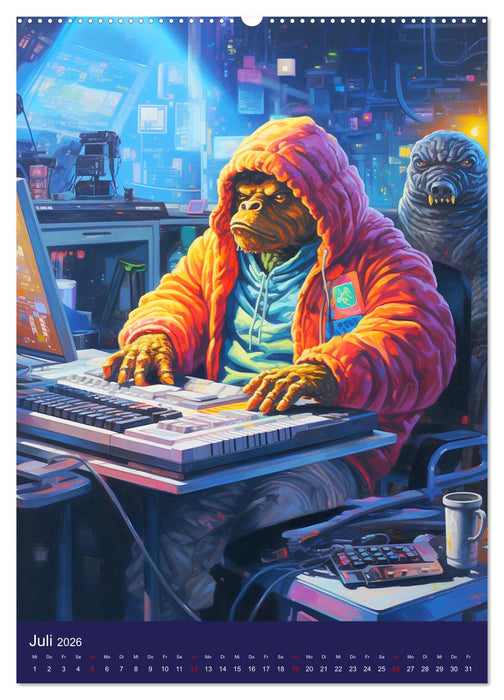 Our future in space. Pulsierendes Leben auf neuen Planeten (CALVENDO Premium Wandkalender 2026)