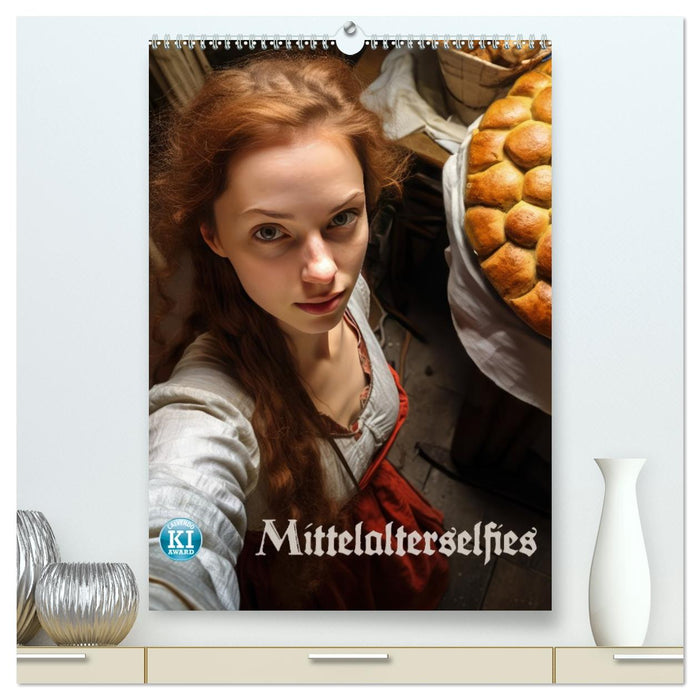 Mittelalterselfies (CALVENDO Premium Wandkalender 2026)