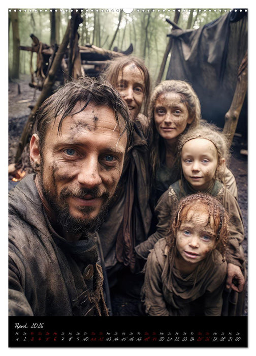 Mittelalterselfies (CALVENDO Premium Wandkalender 2026)