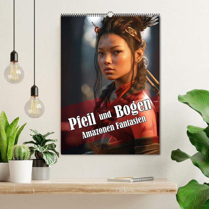 Pfeil und Bogen Amazonen Fantasien (CALVENDO Wandkalender 2026)