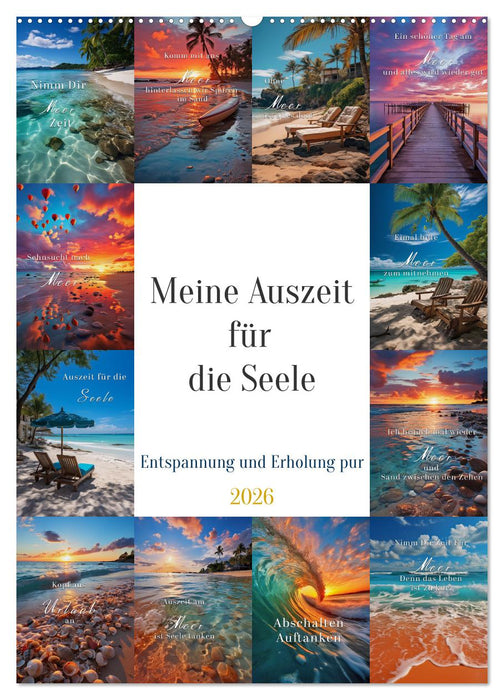 Meine Auszeit für die Seele (CALVENDO Wandkalender 2026)