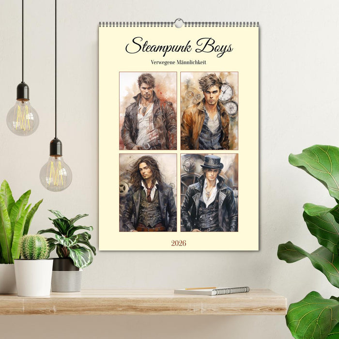 Steampunk Boys. Verwegene Männlichkeit (CALVENDO Wandkalender 2026)