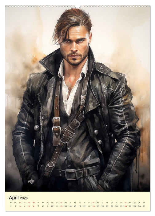 Steampunk Boys. Verwegene Männlichkeit (CALVENDO Wandkalender 2026)