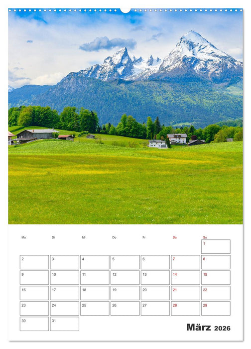 Urlaub in Oberbayern - zwischen Watzmann und Chiemsee (CALVENDO Wandkalender 2026)