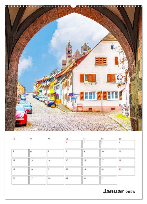 Breisach - Reiseplaner (CALVENDO Premium Wandkalender 2026)