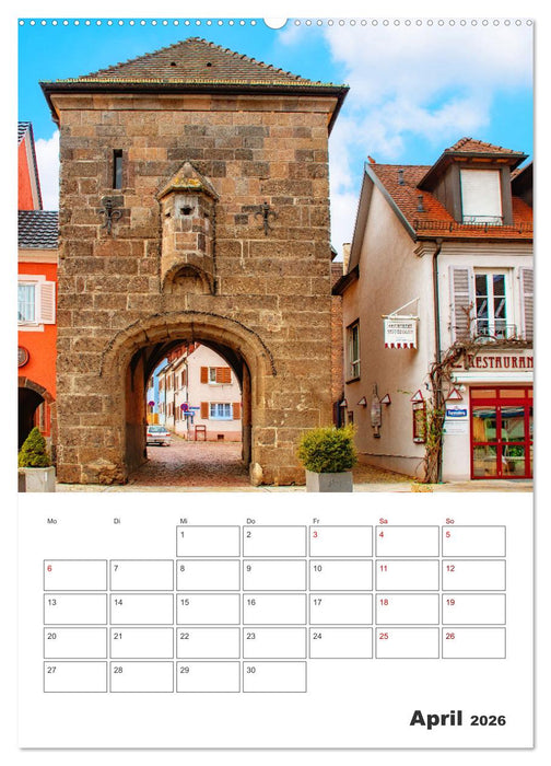 Breisach - Reiseplaner (CALVENDO Premium Wandkalender 2026)