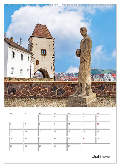 Breisach - Reiseplaner (CALVENDO Premium Wandkalender 2026)