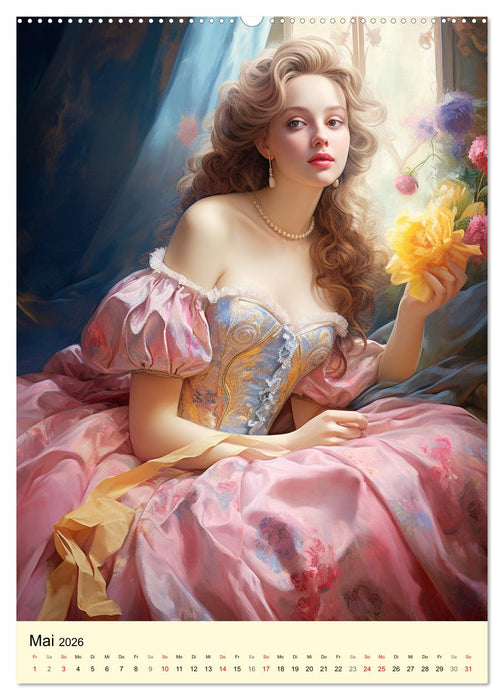 Barocke Romantik. Anmut und Grazie im 17. Jahrhundert (CALVENDO Wandkalender 2026)