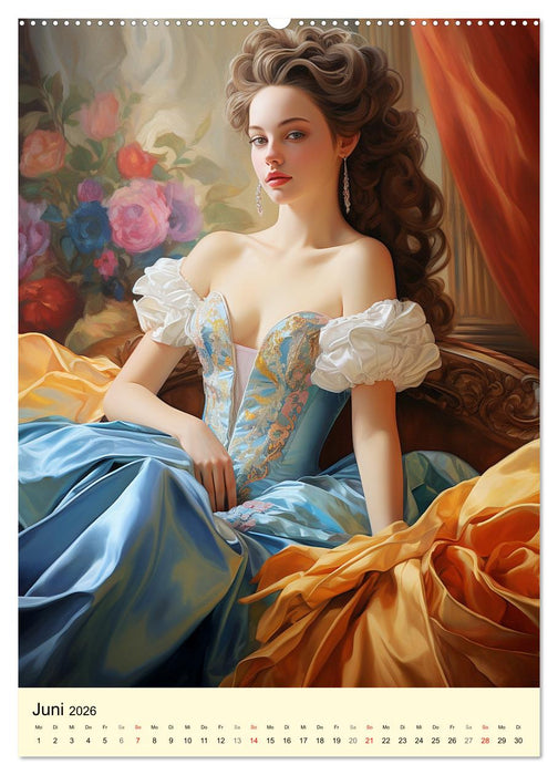 Barocke Romantik. Anmut und Grazie im 17. Jahrhundert (CALVENDO Wandkalender 2026)